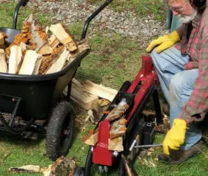 how to use a log splitter safely and log splitter safety tips