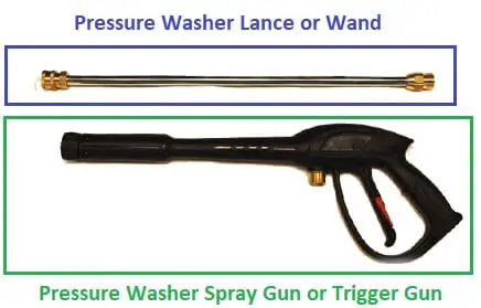 pressure washer spray gun/trigger gun and lance