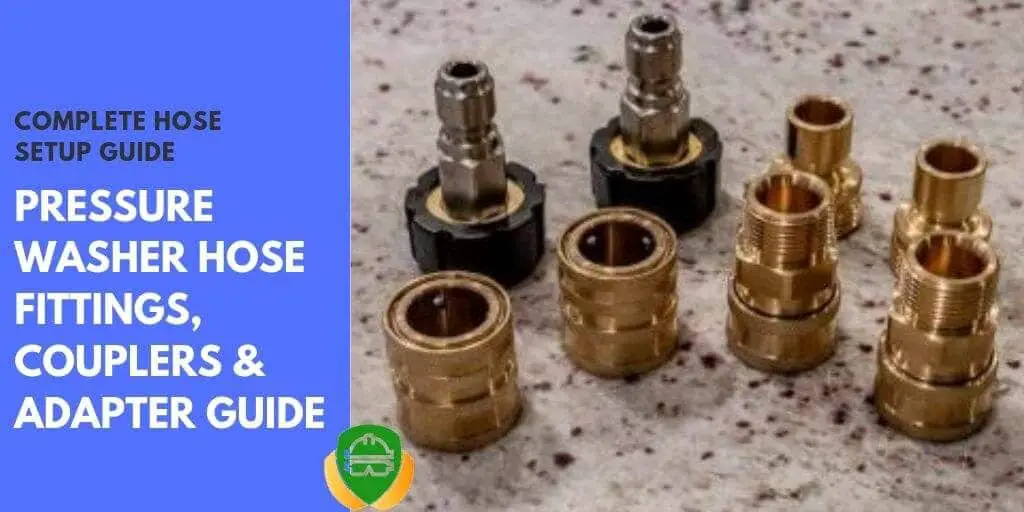 pressure washer hose fittings adapter and couplers guide title